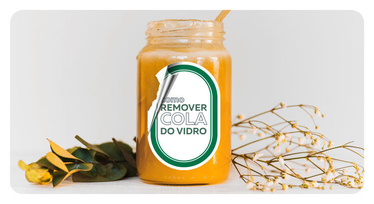 como remover cola do vidro