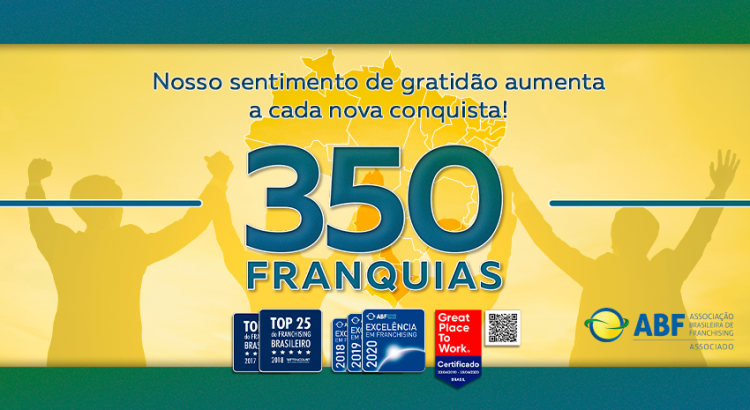 350 Franqueados de Sucesso